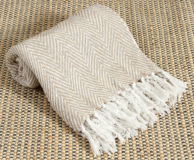 Beige Chevron