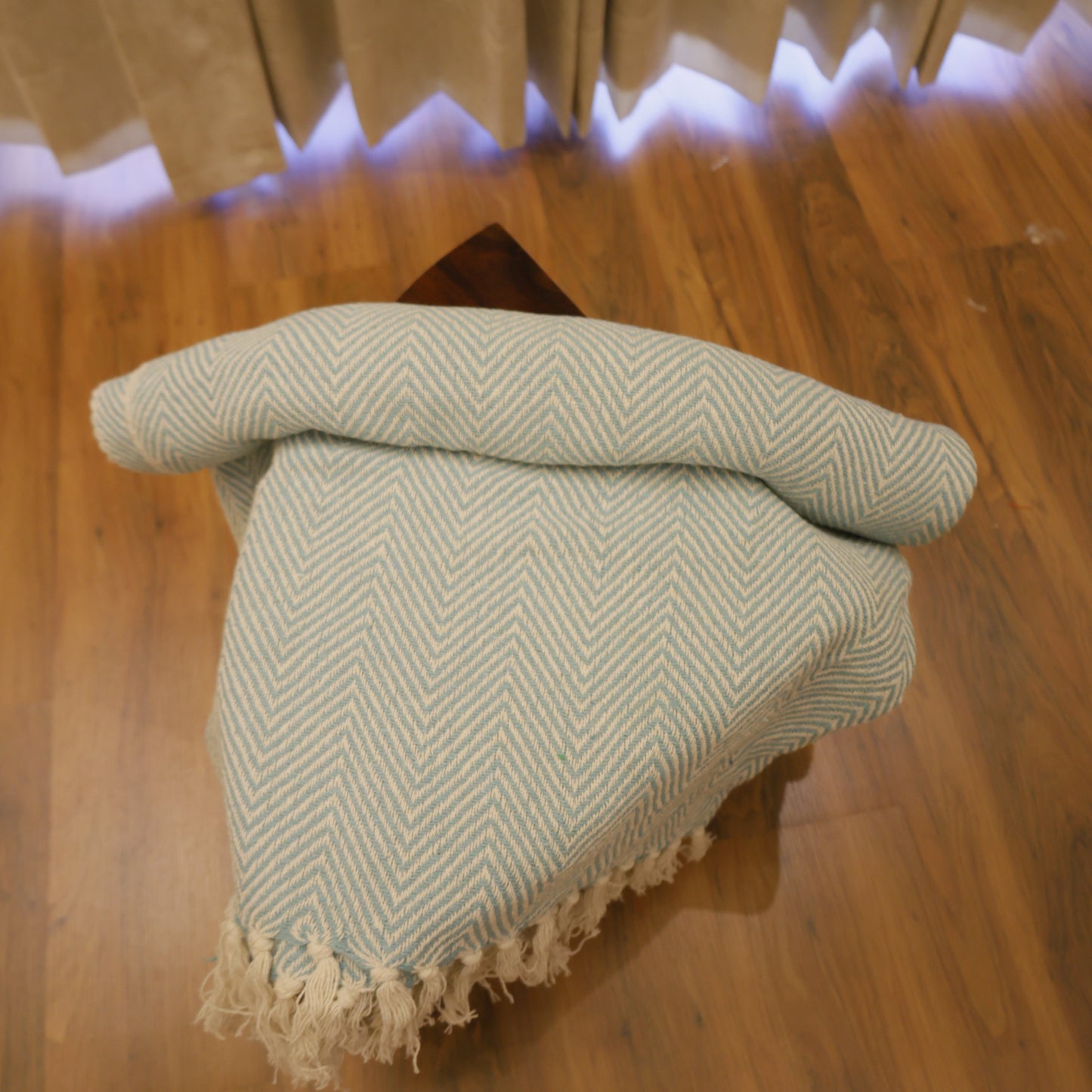 Baby Blue Chevron