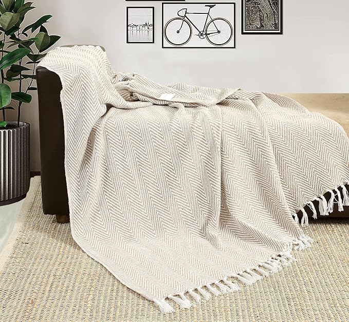 Beige Chevron
