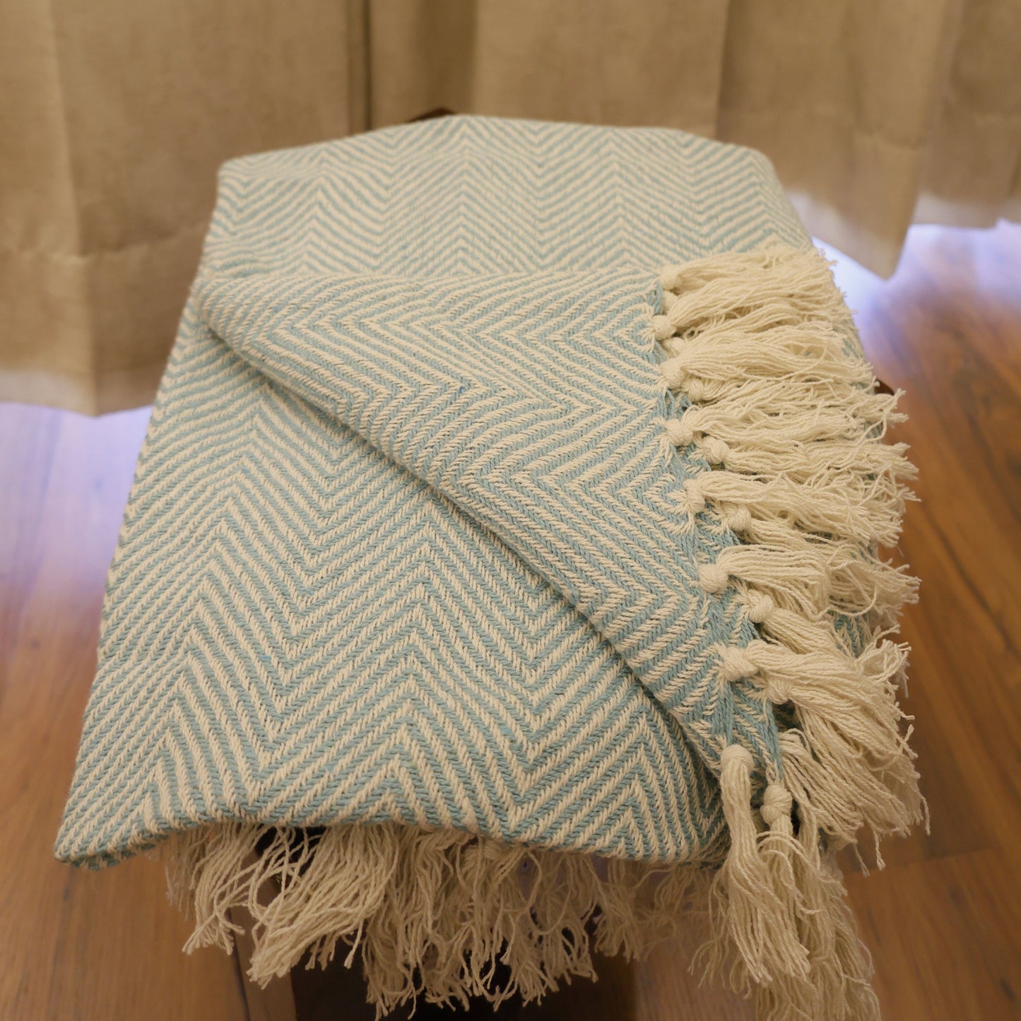 Baby Blue Chevron