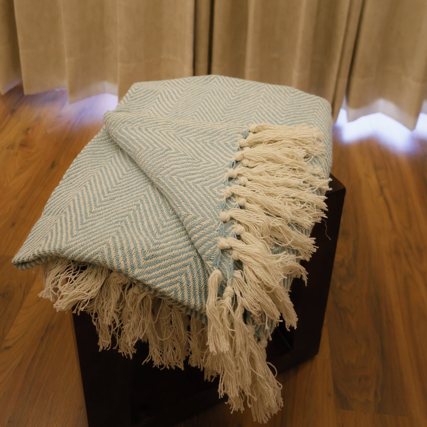 Baby Blue Chevron