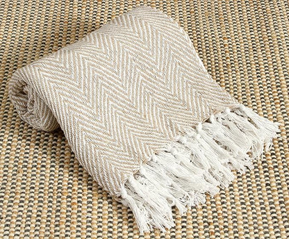 Beige Chevron