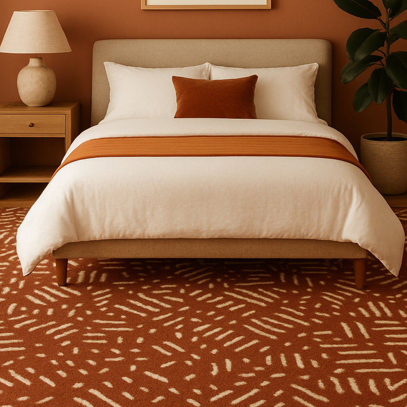Moroccon Hash (Terracotta) – Rugs & Roses