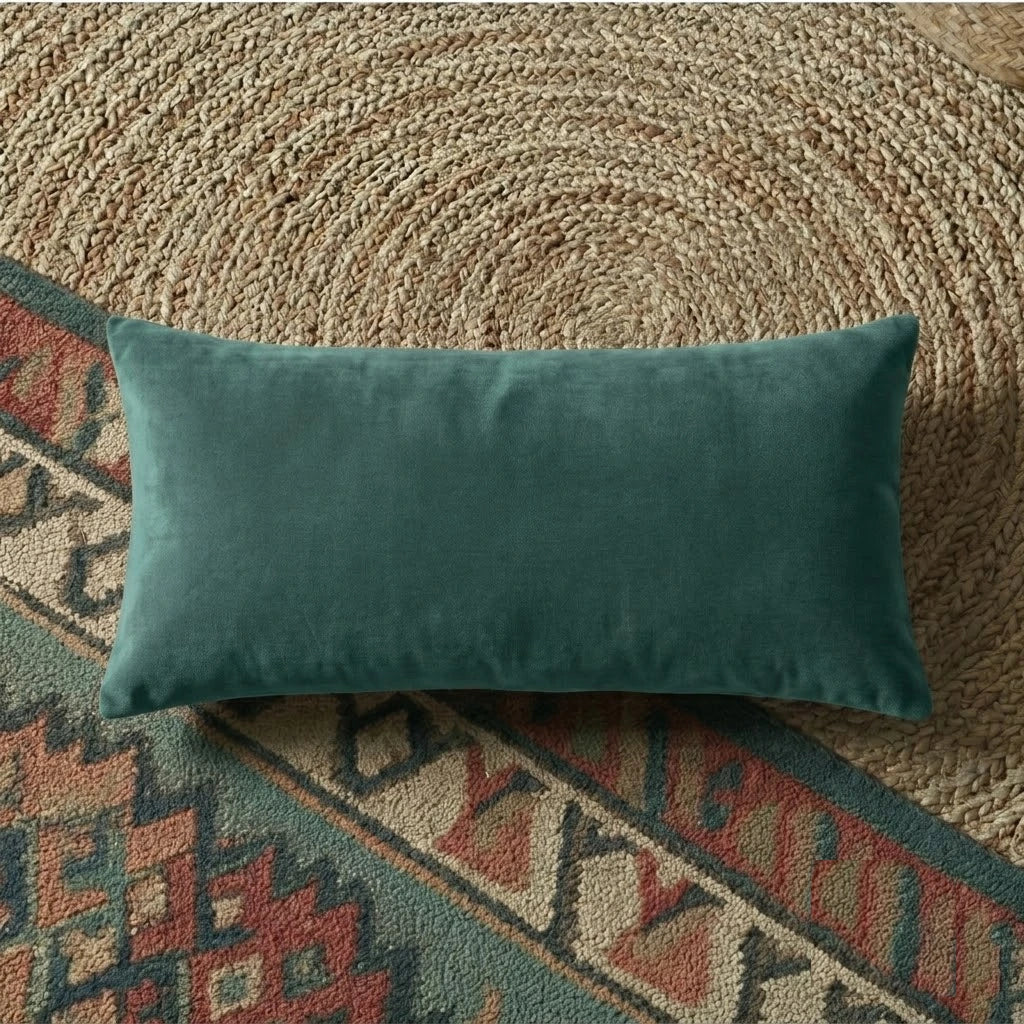 12X20 Inches Emerald Velvet
