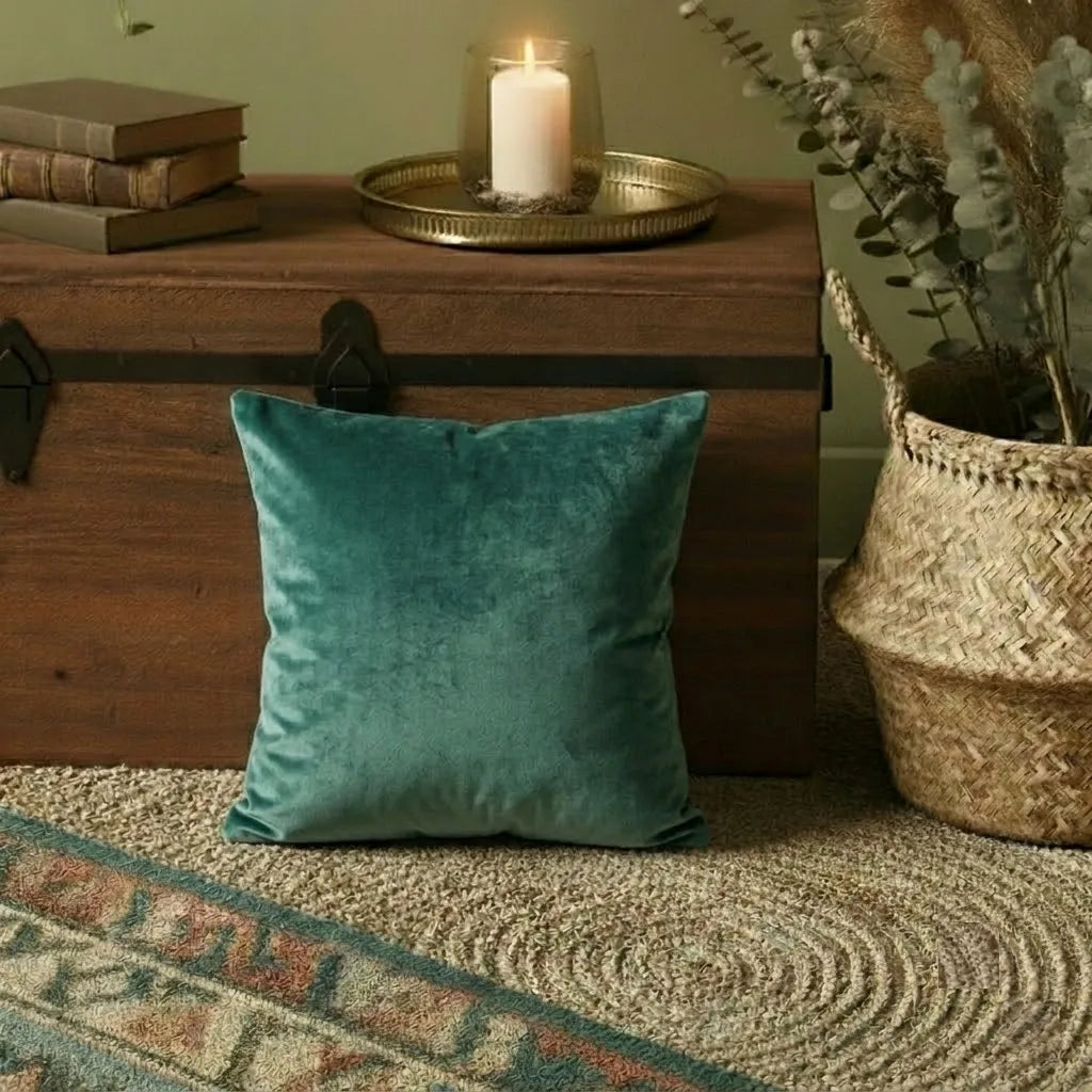 16X16 Inches Emerald Velvet