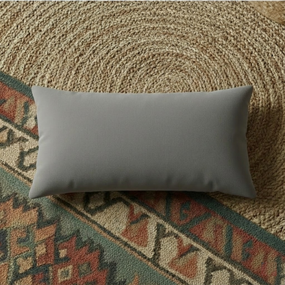 12X20 Inches Grey Velvet