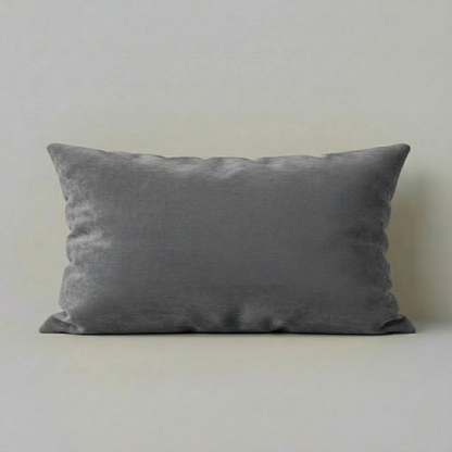 12X20 Inches Grey Velvet