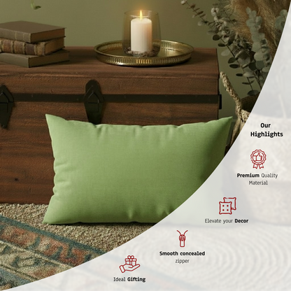 12X20 Inches Green Velvet