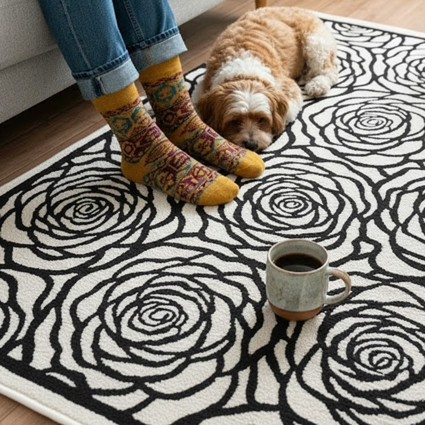 Rosette Charm (Noir)