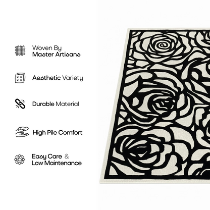 Rosette Charm (Noir)