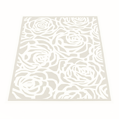 Rosette Charm (Snow)